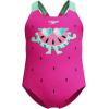 imageSpeedo BabyGirls Swimsuit Infant to Big Kid UPF 50 Learn to SwimDigital 1pc Neon Bubble Gum