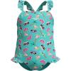 imageSpeedo BabyGirls Swimsuit Infant to Big Kid UPF 50 Learn to SwimFrill 1pc Arctic Glass