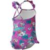 imageSpeedo BabyGirls Swimsuit Infant to Big Kid UPF 50 Learn to SwimFrill 1pc Neon VioletSplash Bash
