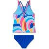 imageSpeedo Girls Swimsuit Two Piece Tankini Thin StrapAzure Allure