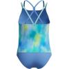 imageSpeedo Girls Swimsuit Two Piece Tankini Thin StrapChilly Dye Periwinkle Blue