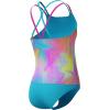 imageSpeedo Girls Swimsuit Two Piece Tankini Thin StrapHula Blend