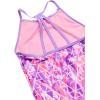 imageSpeedo Girls Swimsuit Two Piece Tankini Thin StrapSweet Taro Strappy