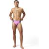imageSpeedo Mens Swimsuit Brief Eco Flex 2 Outseam BeachstarVertical Neon Violet