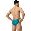 imageSpeedo Mens Swimsuit Brief Eco Flex 2 Outseam BeachstarVertical Swell Green