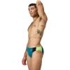 imageSpeedo Mens Swimsuit Brief Eco Flex 2 Outseam BeachstarVertical Swell Green