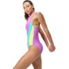 imageSpeedo Womens Short Sleeve ZipZip Neon Violet