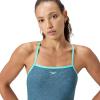 imageSpeedo Womens Swimsuit One Piece Closed Back Thin Strap HydrobraHeather Dark Teal