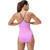 imageSpeedo Womens Swimsuit One Piece Closed Back Thin Strap HydrobraNeon Violet