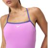 imageSpeedo Womens Swimsuit One Piece Closed Back Thin Strap HydrobraNeon Violet