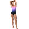 imageSpeedo Womens Swimsuit One Piece Powerflex Ultraback SolidPalm Ombre Coral Sands