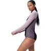 imageSpeedo Womens Uv Swim Shirt Long Sleeve RashguardBiofuse Vintage Fog