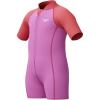 imageSpeedo BabyGirls Swimsuit Infant to Big Kid UPF 50 Learn to SwimNeoprene Suit Neon Violet