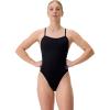 imageSpeedo Womens Swimsuit One Piece Cheeky Coverage Endurance Solid Adult Club TrainingTeam Black