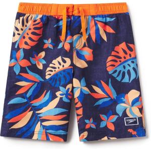 imageSpeedo Boys Swim Trunk Mid Length Redondo PrintedScarlet Ibis