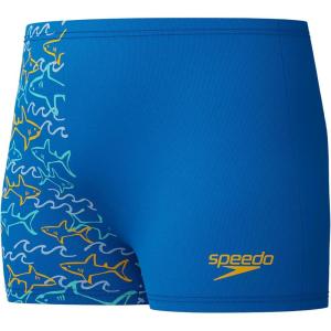 imageSpeedo Boys Swimsuit Infant to Big Kid UPF 50 Learn to SwimAquashort Lagoon Blue