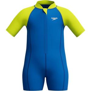 imageSpeedo Boys Swimsuit Infant to Big Kid UPF 50 Learn to SwimNeoprene Suit Turkish Sea