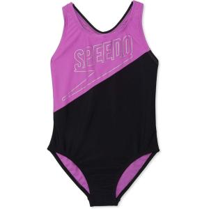 imageSpeedo Girls Printed Sport SpliceLogo Speedo Black