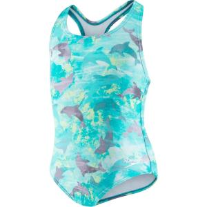 imageSpeedo Girls Printed Sport SpliceNew Turquoise