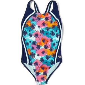 imageSpeedo Girls Printed Sport SplicePalm Aqua Splash Splice