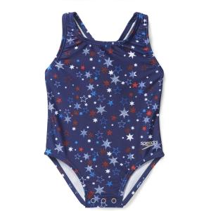 imageSpeedo Girls Printed Sport SpliceRedWhiteBlue