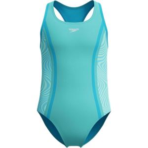 imageSpeedo Girls Printed Sport SpliceSide Splice Aloha Swirl