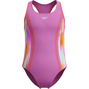 imageSpeedo Girls Printed Sport SpliceSide Splice Lani Blur