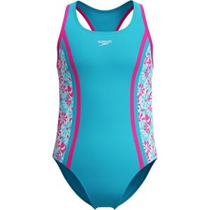 imageSpeedo Girls Printed Sport SpliceSide Splice Wavy Daisy