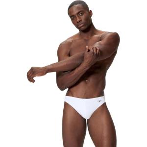 imageSpeedo Mens Swimsuit Brief Comfort WaistbandMini White