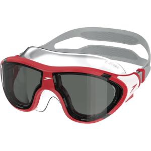 imageSpeedo Unisex Kids Swim Goggles Biofuse 20 JuniorMask High Risk RedSmoke