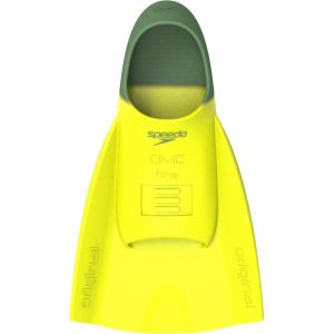imageSpeedo UnisexAdult Swim Training Fins SiliconeDMC Original Hyper YellowOlive