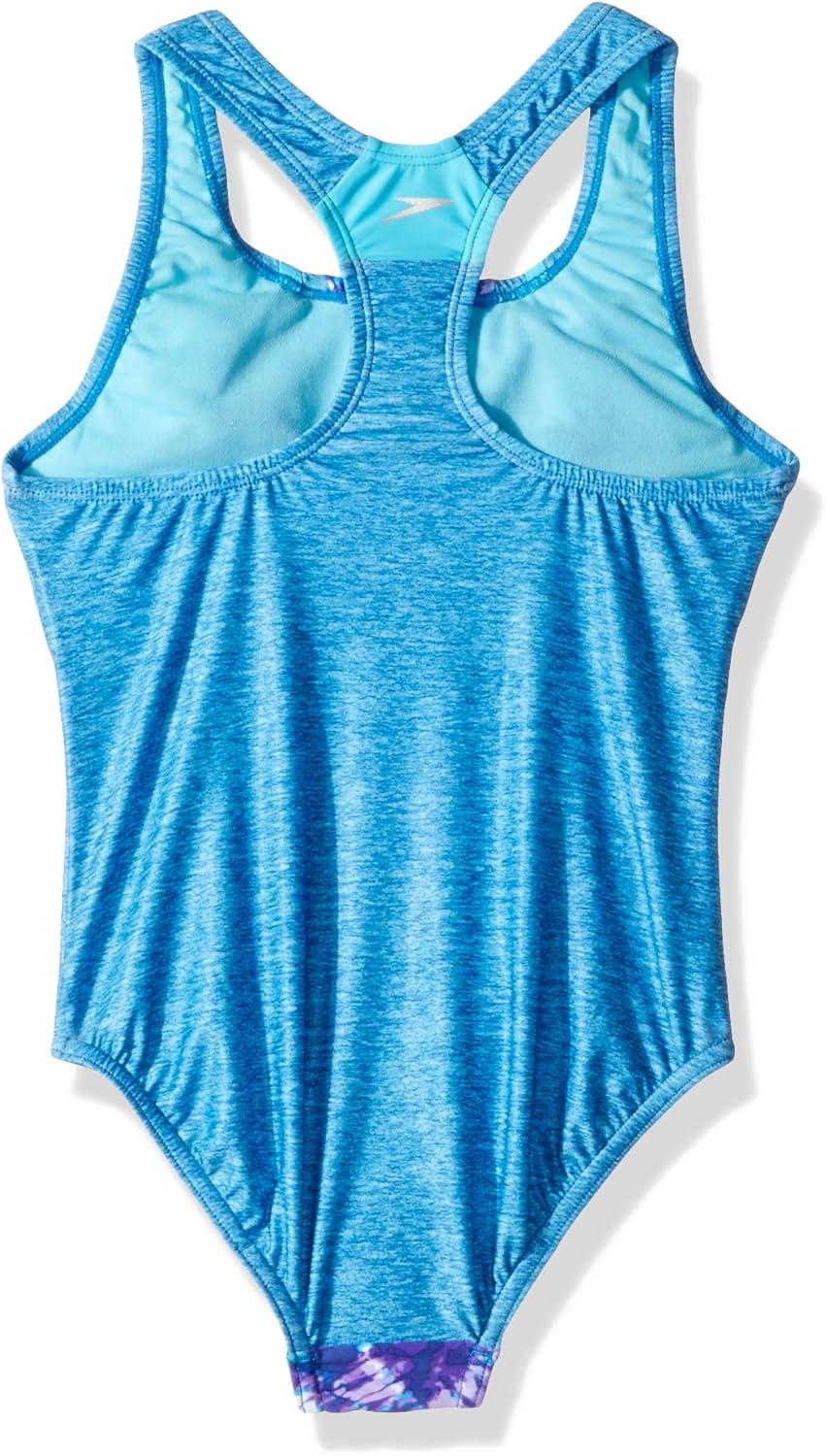 imageSpeedo Girls Printed Sport SpliceDeep Sapphire