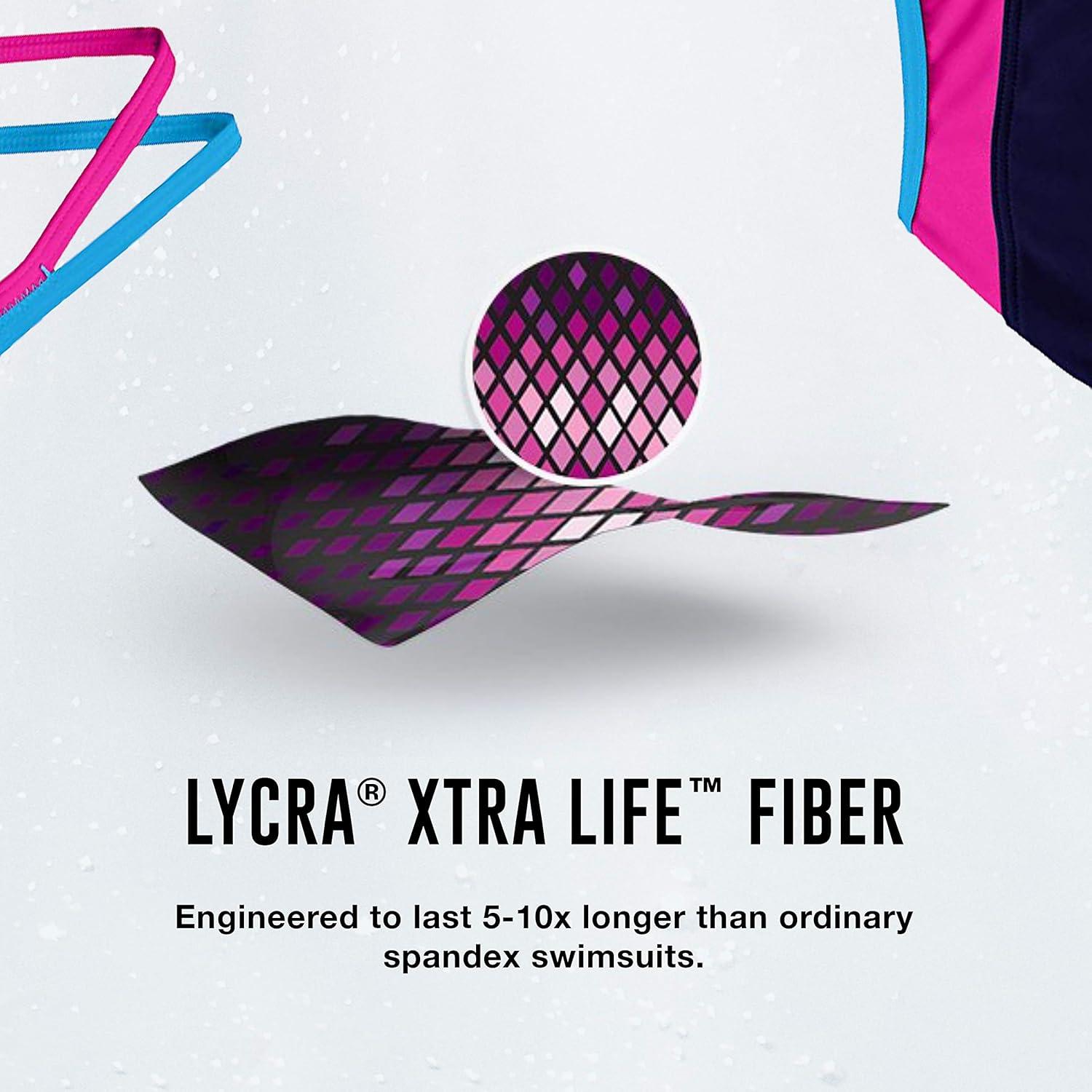 imageSpeedo Womens Swimsuit One Piece Solid Cross Back Multi StrapsNew Turquoise