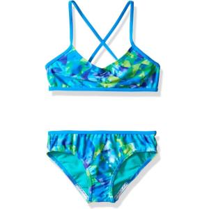 imageSpeedo Girls Swimsuit Two Piece Bikini SetBlue