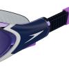 imageSpeedo Womens Swim Goggle Biofuse 20Mirrored WhiteTrue NavySweet Purple
