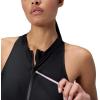imageSpeedo Womens Swimsuit One Piece Hydraline Standard CutZip AnthraciteVintage Fog