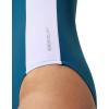 imageSpeedo Womens Swimsuit One Piece Hydraline Standard CutZip Dark Teal