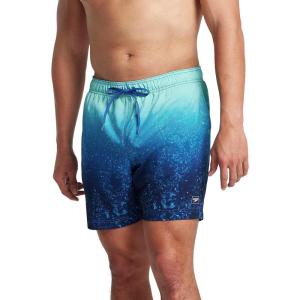 imageSpeedo Mens Swim Trunk Mid Length Redondo PrintedSeashore Blend