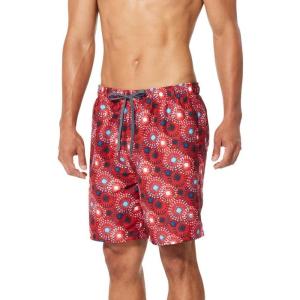 imageSpeedo Mens Swim Trunk Mid Length Redondo PrintedSpeedo Red Fireworks