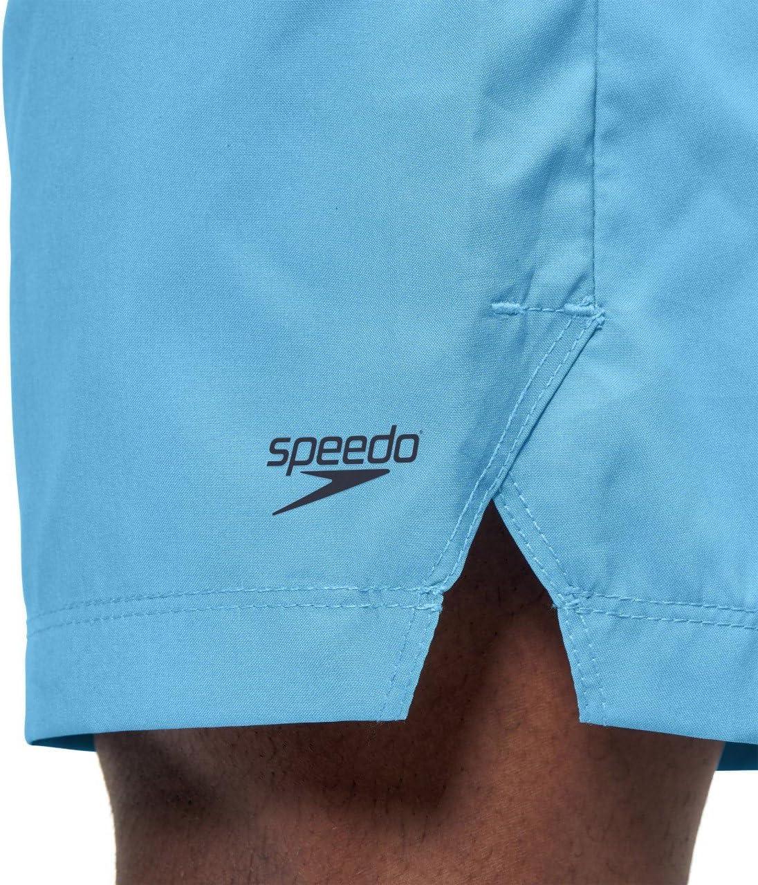 imageSpeedo Mens Swim Trunks  Casual Beach Swimwear  Quick Dry  Elastic Waist with Drawstring Blue S