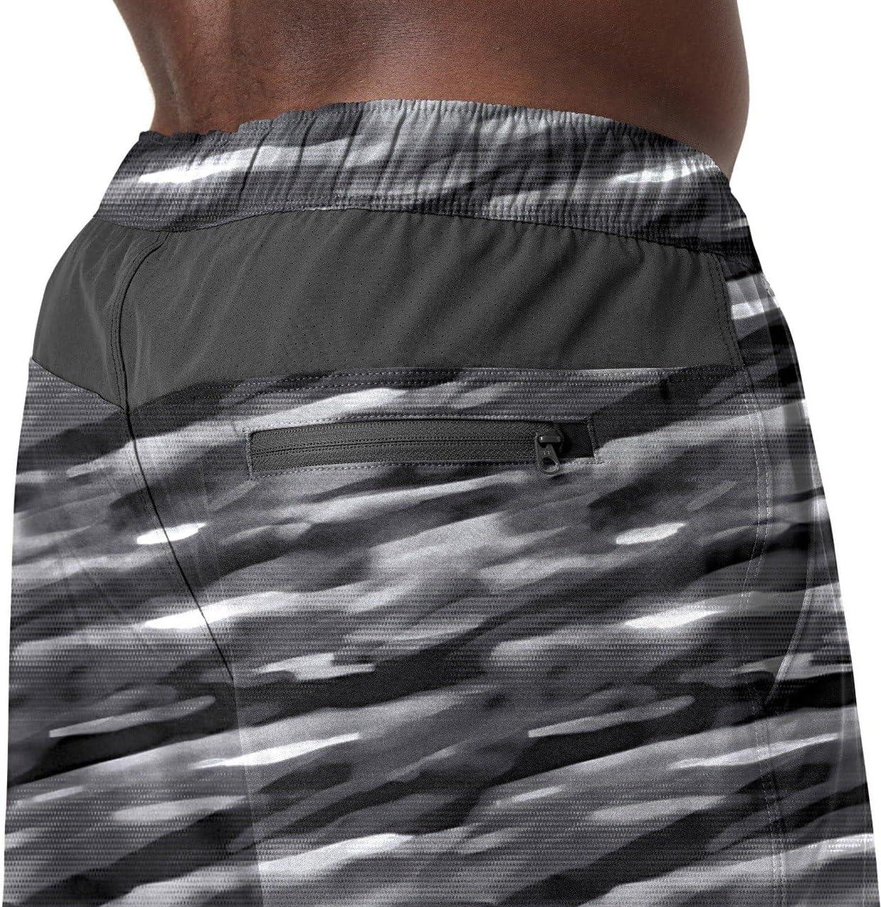 imageSpeedo Mens Swim Trunks  Casual Beach Swimwear  Quick Dry  Elastic Waist with Drawstring Dark Grey Small