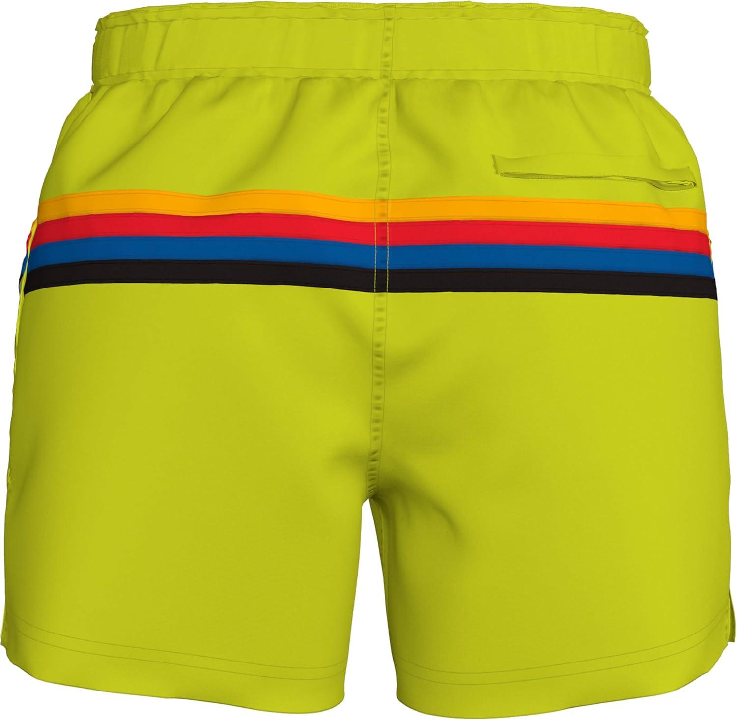 imageSpeedo UnisexAdult Swim Trunk Short Length Redondo StripedHorizontal Bitterlime