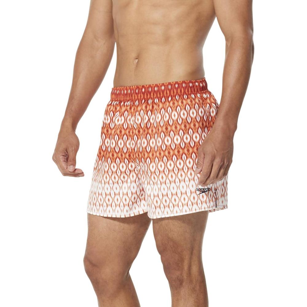 imageSpeedo Mens Swim Trunk Short Length Redondo PrintedDawn Glow