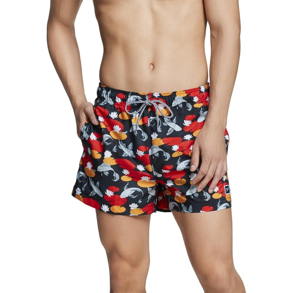 imageSpeedo Mens Swim Trunk Short Length Redondo PrintedSpeedo Red