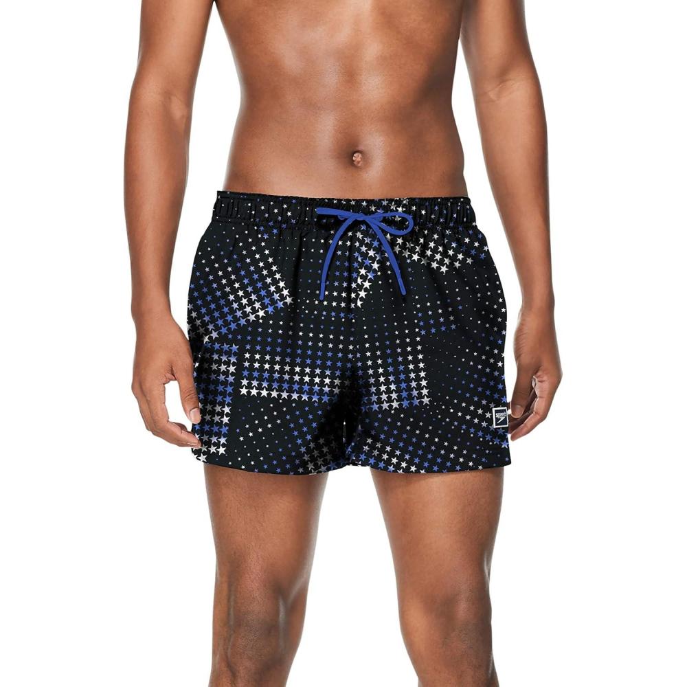 imageSpeedo Mens Swim Trunk Short Length Redondo PrintedStarry Speedo Blue