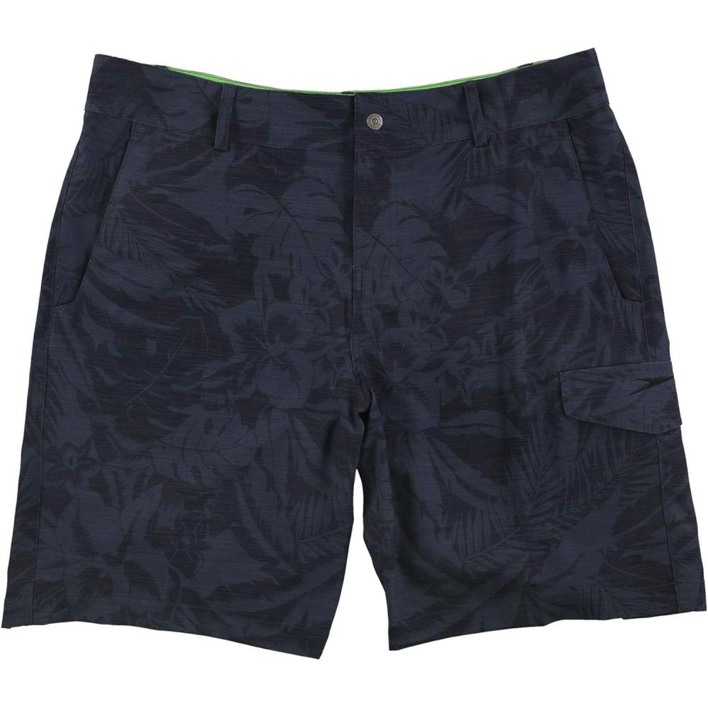 imageSpeedo Mens Two Tone Floral Swim Walker 21 InchGranite