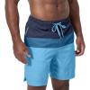 imageSpeedo Mens Swim Trunks  Casual Beach Swimwear  Quick Dry  Elastic Waist with Drawstring Blue S