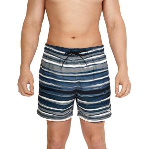 imageSpeedo Mens Swim Trunk Short Length Redondo Comfort Liner PrintSwim TrunksCurrent Anthracite