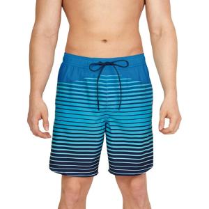imageSpeedo Swim Trunk Mid Length MarinaStripe Explorer Aqua Splash