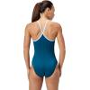 image:imageSpeedo Womens Swimsuit One Piece Closed Back Thin Strap HydrobraDark Teal